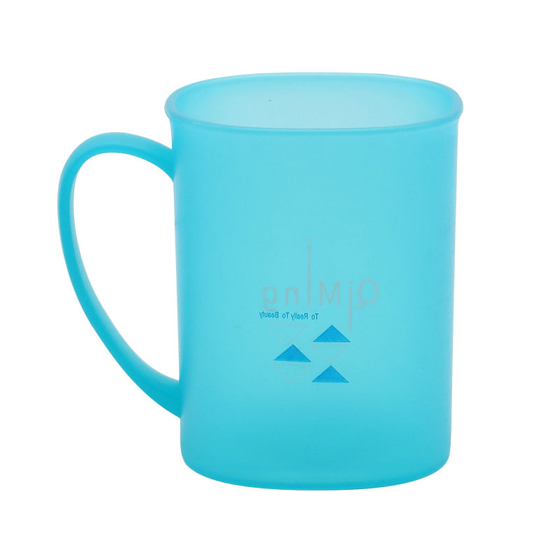 350ML custom logo square plastic tooth cup