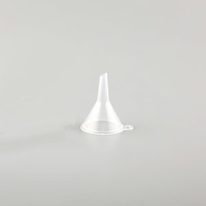 QM Small funnel cheap transparent plastic mini funnel for perfume filling