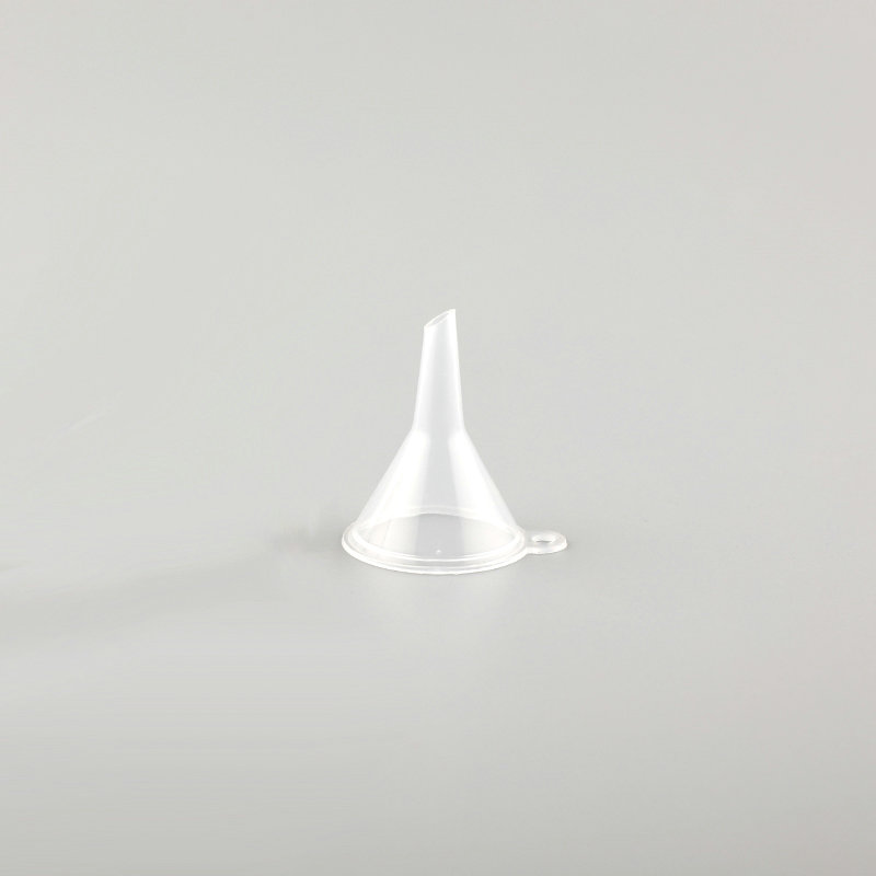 QM Small funnel cheap transparent plastic mini funnel for perfume filling