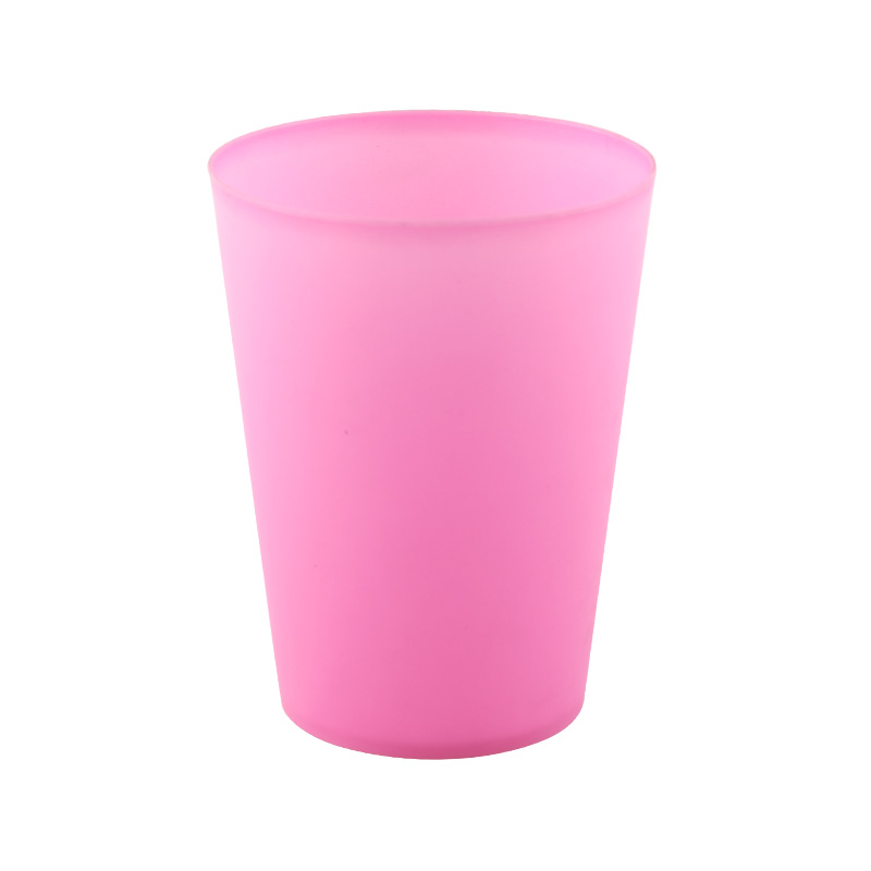 Durable 250ml PP Frosted Cup Plastic Frosting Cup Promotion Cup