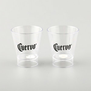 50ml Plastic Cup Promotional Cheap Liqueur Glass Custom Logo Cup