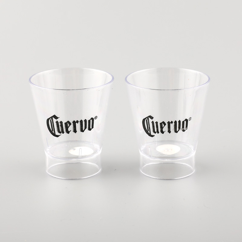 50ml Plastic Cup Promotional Cheap Liqueur Glass Custom Logo Cup