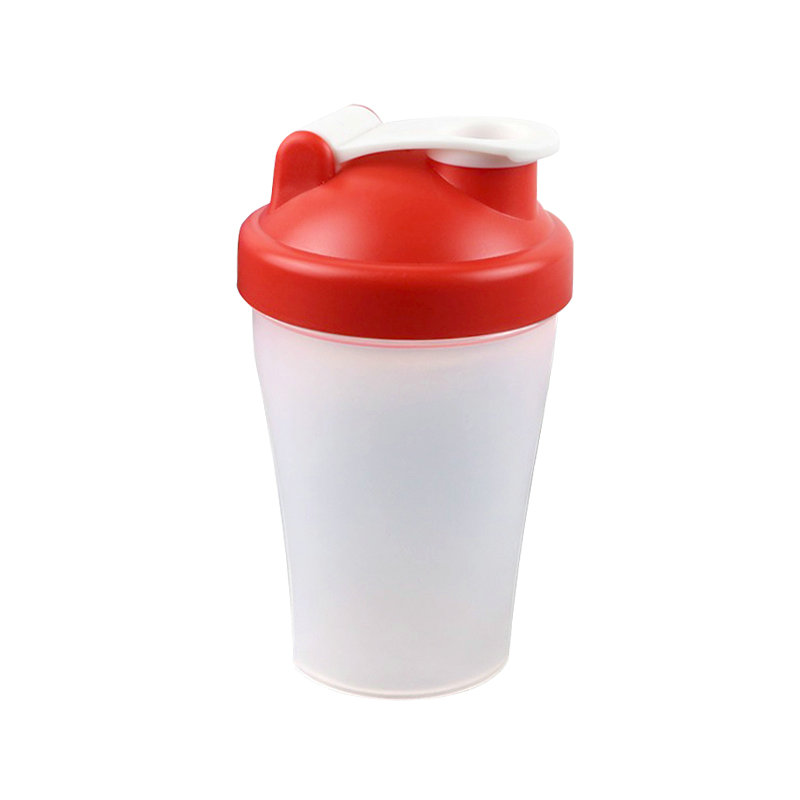 400ml plastic shake water bottle water bottle for sport with ball