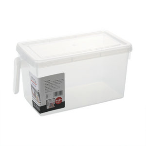 Good Quality Food Grade Container Clear Plastic Storage Box Refrigerator Storage Box with lid/handle