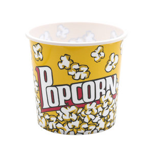 1500ml Hot Sale BPA Free Promotion Custom Printing OEM PP Plastic Popcorn Bucket